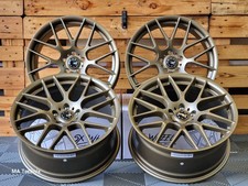 SX-Wheels SX3 19 Zoll Felgen 8,5Jx19 ET45 5x112 bronze Audi A3 8P1 8V1, 8VK