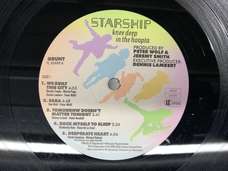 STARSHIP KNEE DEEP IN THE HOOPLA German LP [62895ER] - Image 2 of 2