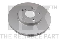 2X Bremsscheibe NK 312637 FüR Honda CL Accord CM CN 7 Tourer CL7 CM1 Ctdi CN1