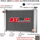 3 Rows Aluminum Radiator 31" x 19" Inch Fit Chevy GM SBC Heavy Duty