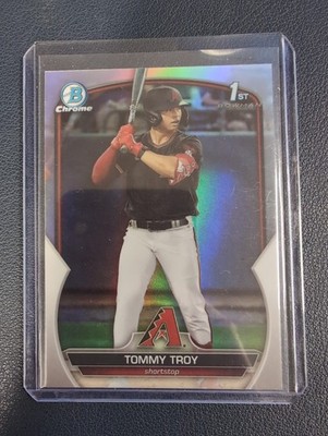 Tommy Troy 1st - 2023 Bowman Chrome Draft Refractor - Diamondbacks RC prospect