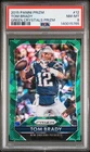 2015 Panini Prizm Tom Brady Green Crystals /75 #12 PSA 8