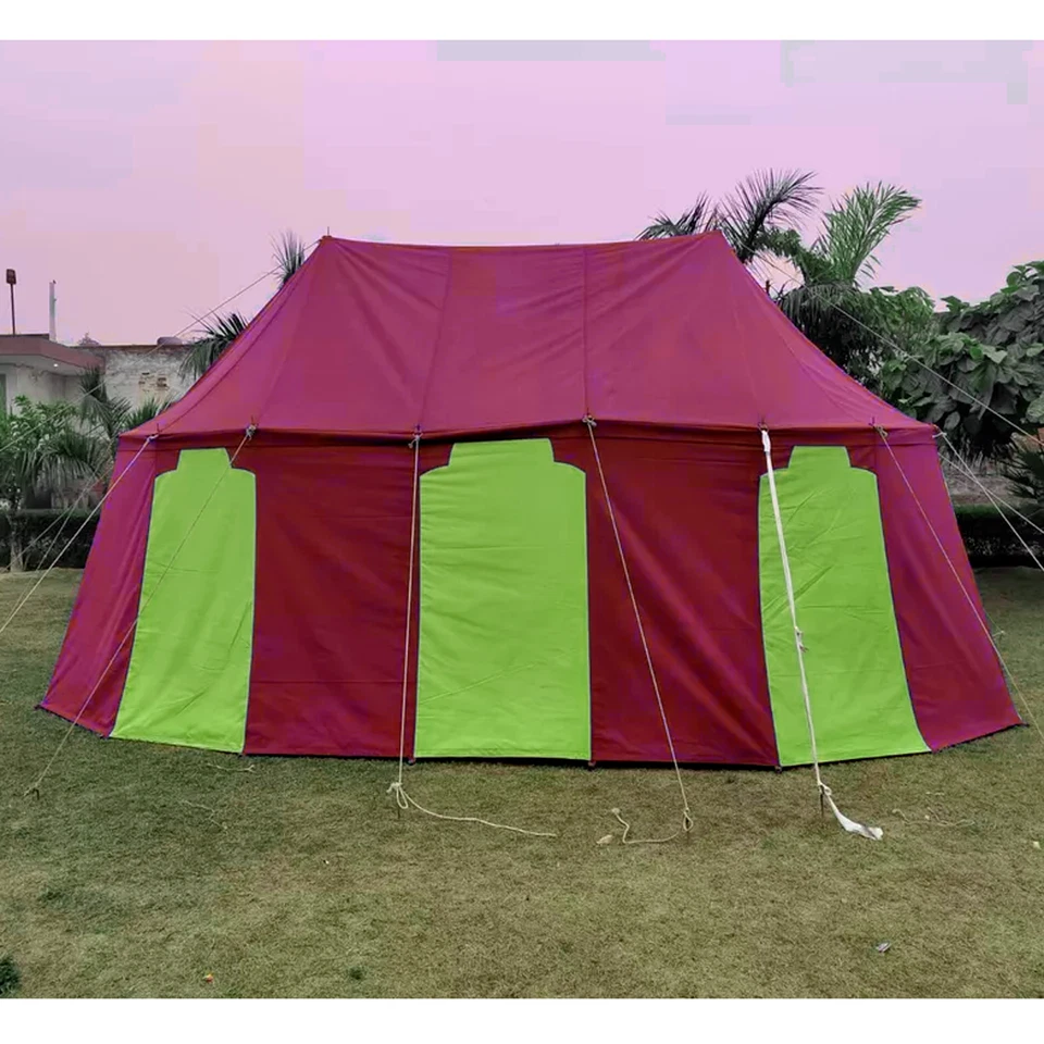 WEEKEND SALE Medieval R &Y Burgundian 6x4 M Functional Water Proof Camping Tent - Image 2 of 3