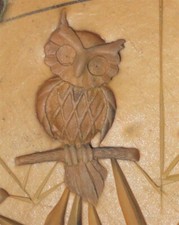 Vintage 9” Rubber Spin Casting Mold 12 Wise Good Luck Owl Pendants Brooches Pins