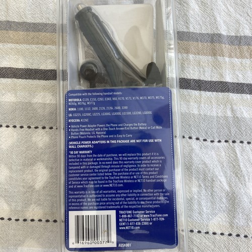 Tracfone Net10 Universal accessory kit compat w/ Tracfone Motorola Nokia LG Kyro - 第 4/5 張圖片