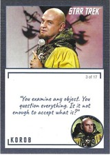 2020 STAR TREK TOS ARCHIVES & INSCRIPTIONS #45 Korob Var. 3 of 17