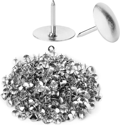 150 or 500 Pack Steel Thumb Tacks Sliver Thumb Tack Flat Head Push Pin Push Pins