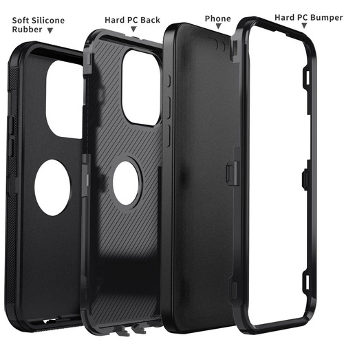 For Apple iPhone 13/13 Pro/13 Pro Max Protective Case Hybrid Rugged Phone Cover - Picture 14 of 54