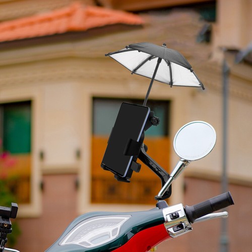 Mini Phone Umbrella Travel Cell Holder Car Visor Mount Sun Shade - 第 4/12 張圖片