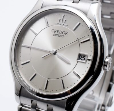 セイコー クレドール 8J86-7A00 Vintage Seiko Credor 8J86-7A00 18kt Gold Quartz Dress Watch