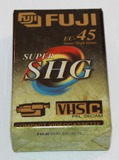 VHSC Videokassette von Fuji, EC-45, OVP, #02b