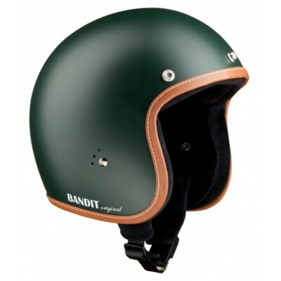 Casco BANDIT Jet Premium Line Verde Mate