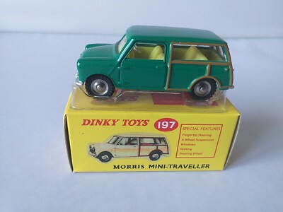 Dinky Toys 197 Morris Mini Traveller - Reproduction Model | eBay UK
