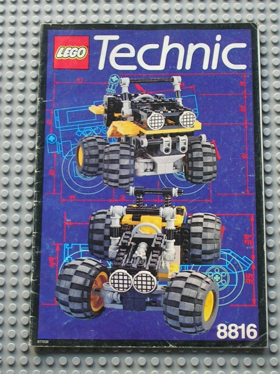 Notice Building Instruction Booklet LEGO Technic Set 8816 Off Road