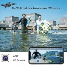 Mini Drone Quadricottero Pieghevole con Telecamera Telecomando O Smartphone WIFI - Miniatura 4