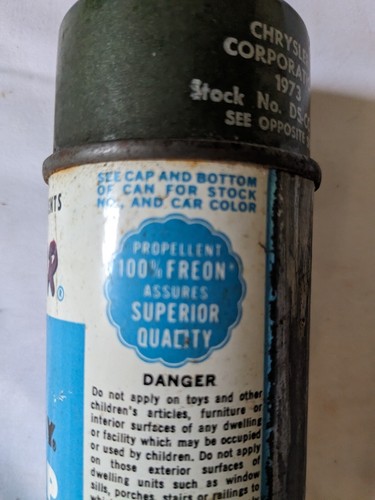 1973 Dupli-Color Chrysler Plymouth Impala Forest Green /Dodge Dark Green - Picture 5 of 11