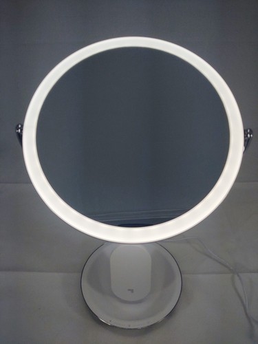 Sharper Image SpaStudio Vanity LED 8-inch 5x10x Mirror, QI Wireless Charging Pad - Picture 6 of 16