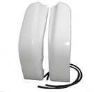 Knee plates for Simson SR50 SR80 scooter leg plate painted galvanized white piping