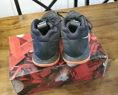 NIKE KYRIE 4 BLACK-METALLIC SILVER "VENUS FLYTRAP" Size 8 - Picture 12 of 12
