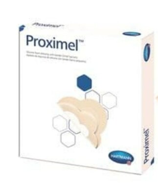 Hartmann Proximel Silicone Foam Dressing With Border Small Sacrum 7 X 7 in X 5pc