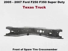 05 06 07 Ford F250 Rear Forward Spare Tire Wheel Carrier Crossmember Frame Rail