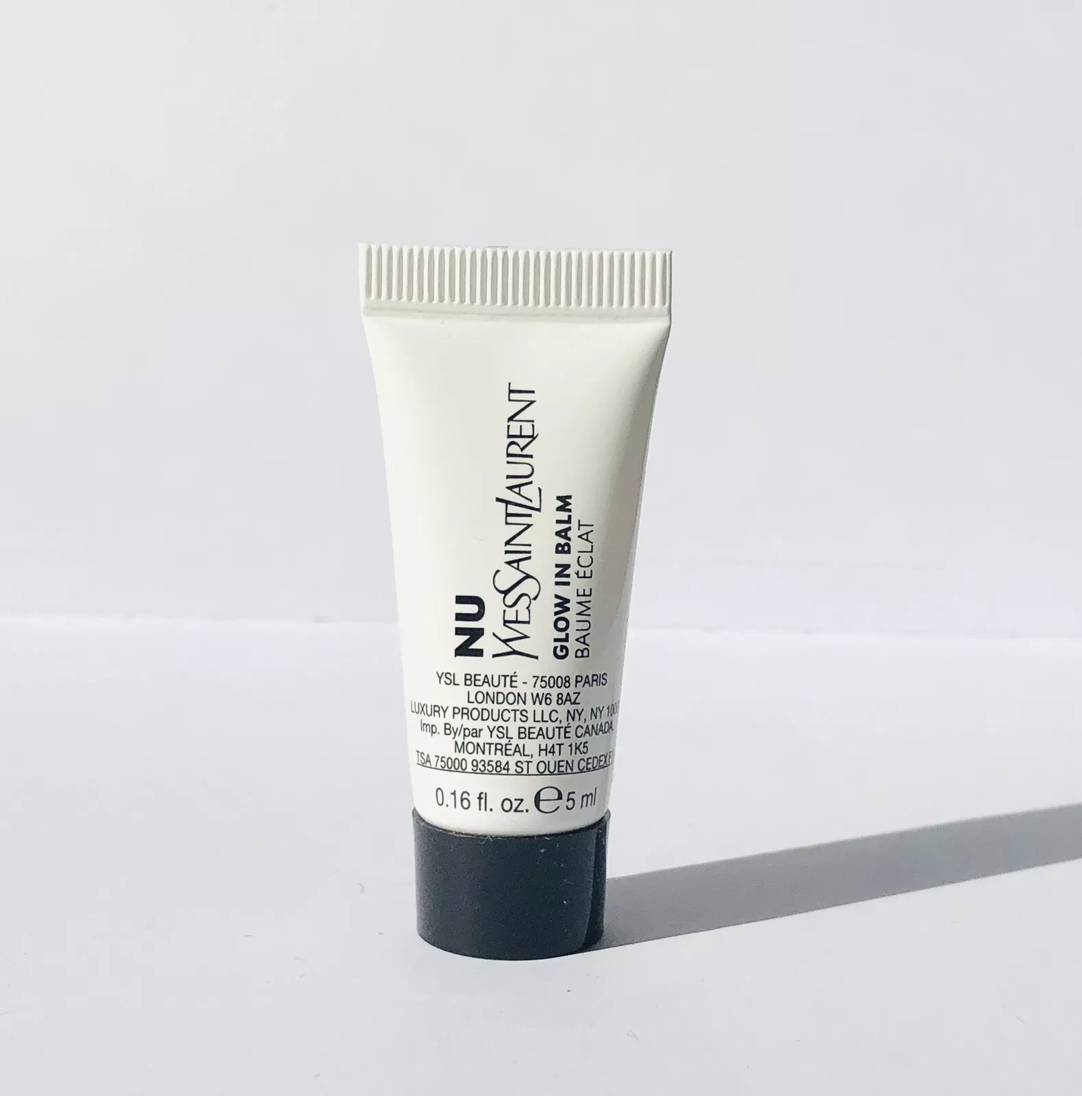 YSL Yves Saint Laurent NU Baume Brillant Visage Apprêt Échantillon Mini 5ml