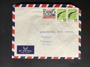 Indonesia #780//B242 Cover to Finland 1970-1999 Cover #890