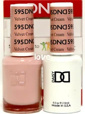 DND Daisy Gel Polish Soak Off 0.5fl.oz LED/UV Duo DND595- Velvet Cream