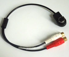 Stereo Aux Audio Video Cable 2RCA Input Adapter For Alpine KCA-121B Ai-net