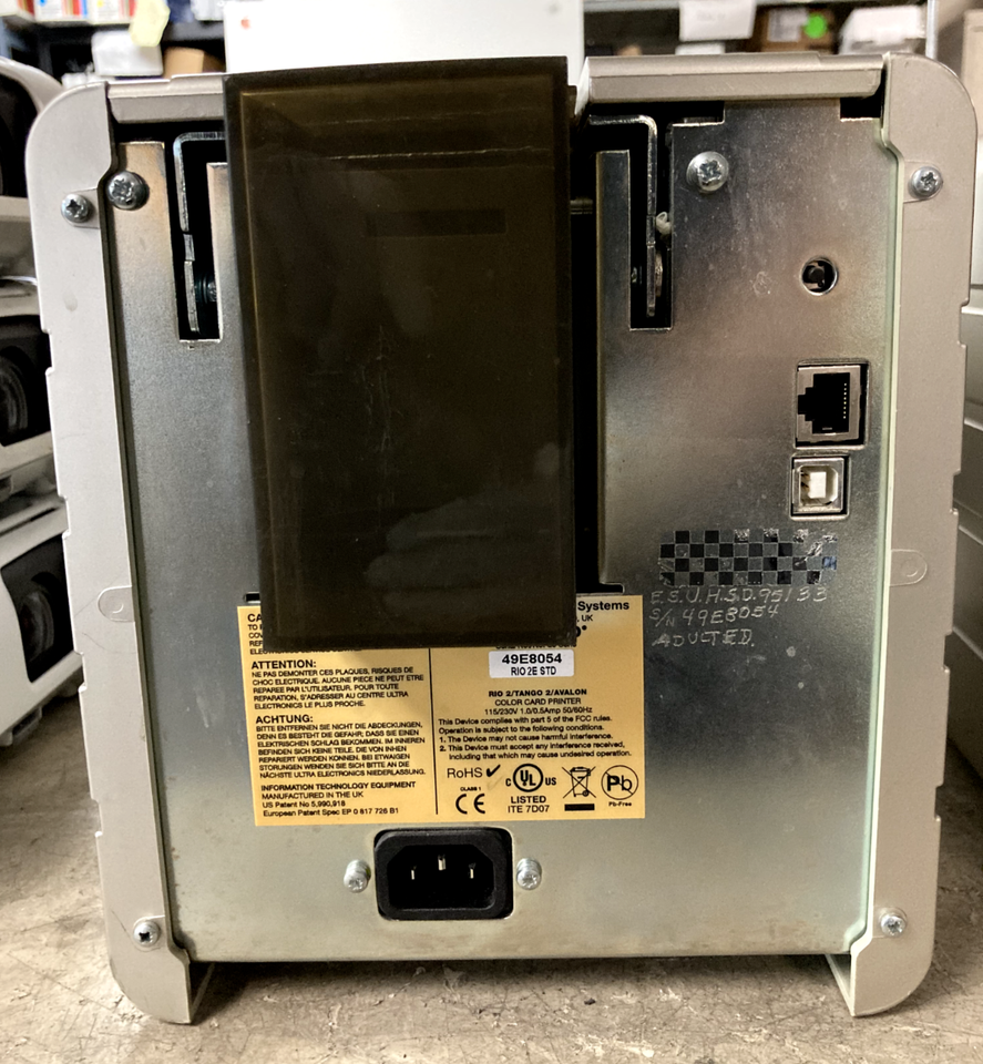 Magicard Rio 2E Color ID Printer w/Power Cord & USB Cable | eBay