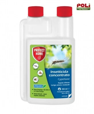 SBM LIFE SCIENCE INSETTICIDA PER ZANZARE CYPERBASE SBM PROTECT HOME 250 ML ANCHE PER MOSCHE