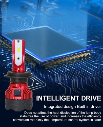 2X White H3 LED Fog Lights Bulbs Headlight Lamp Conversion Kit 6000K (2 bulbs) - Picture 6 of 12