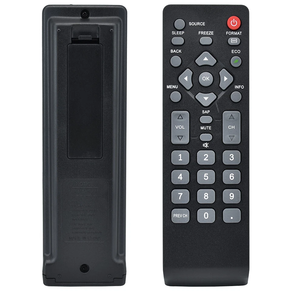 New NH000UD NH001UD For Sylvania Emerson TV Remote LC320EMX LC195EMX LC195SLX - Image 2 of 4