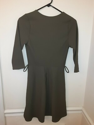 NWT Charlotte Russe dress 3/4 Length Sleeve Size Small Olive Green | eBay