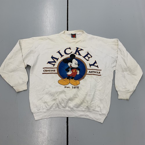 Vintage 80s 90s Ratón Mickey ilimitada Sudadera para hombre Talla Grande  Disney Jerry Leigh | eBay