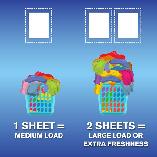 Fabric Softener Sheets Natural Mountain Rain 144ct Softening Adult Use - Picture 8 of 10