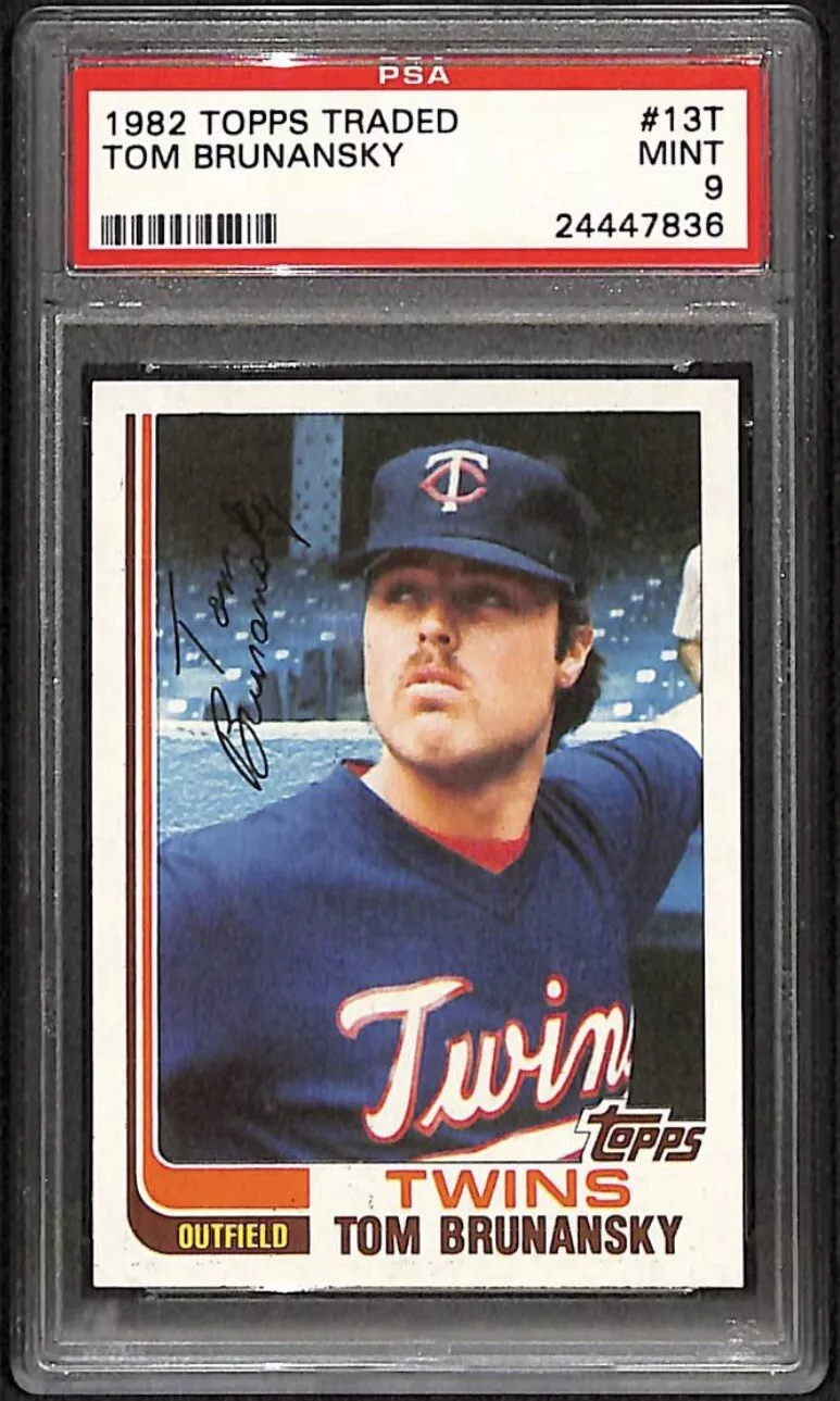Tom Brunansky trading card