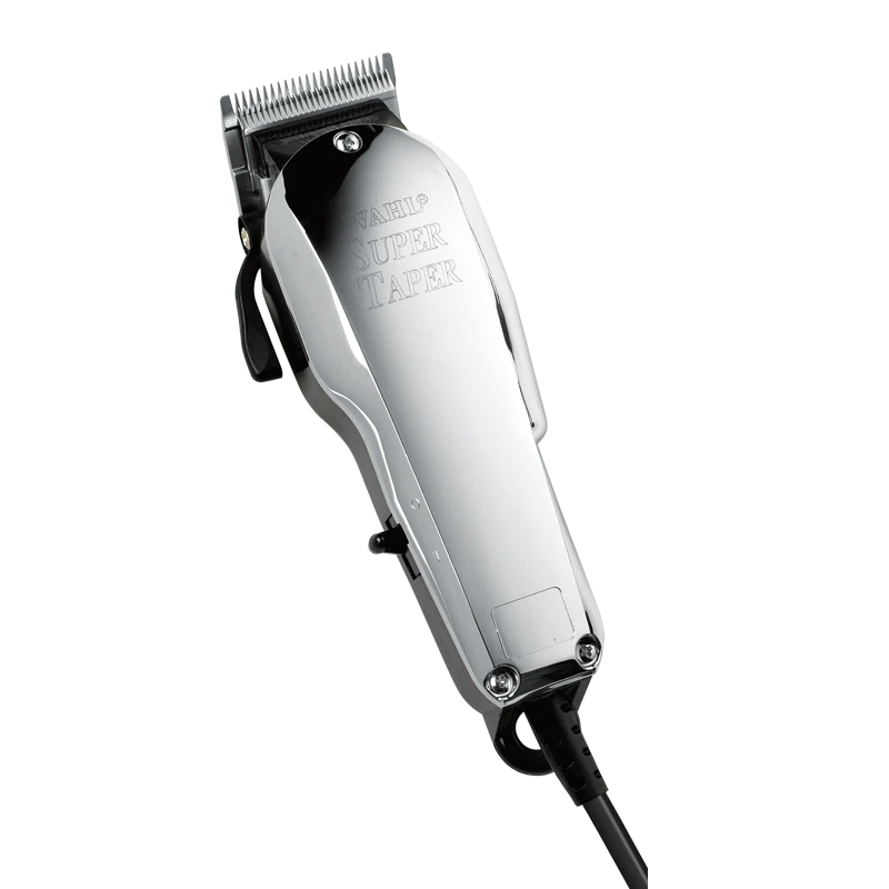 WAHL SUPER TAPER CHROME CLIPPER TOSATRICE TAGLIACAPELLI PROFESSIONALE + 4 RIALZI - Immagine 2 di 2