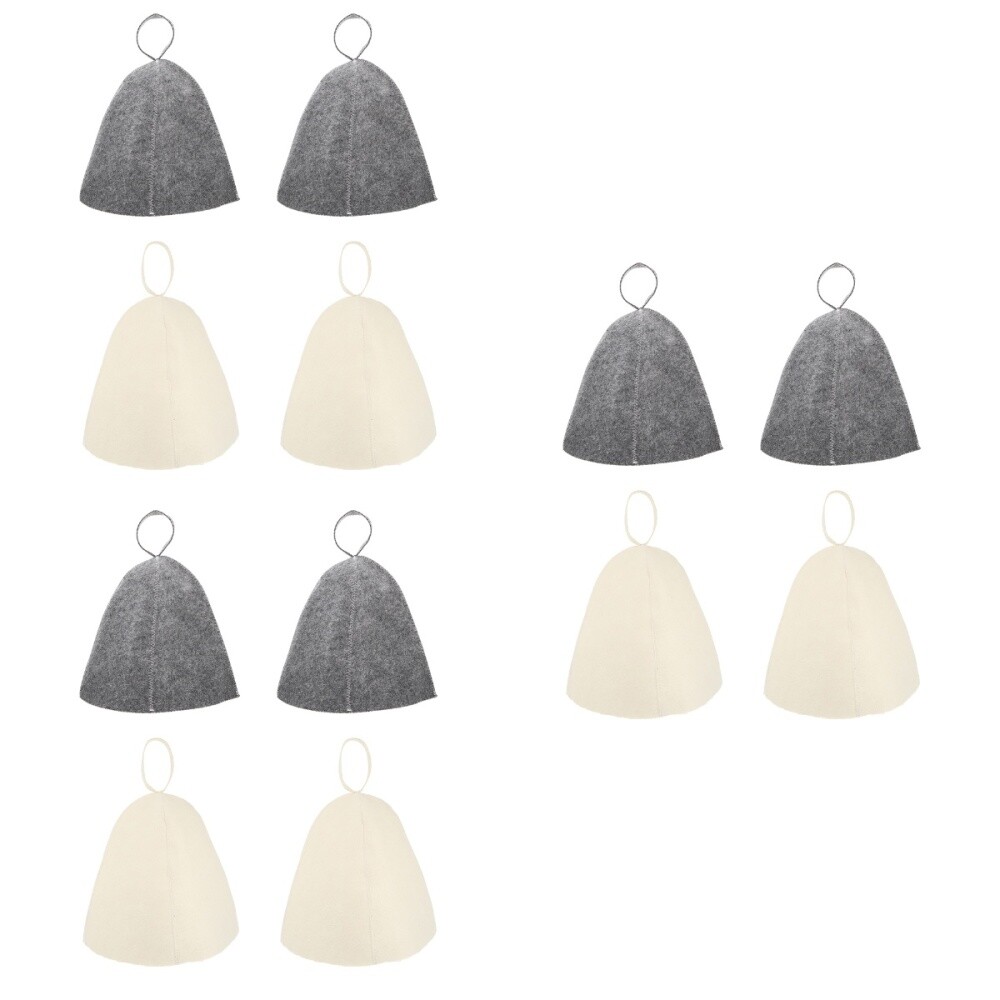 APL Cappello sauna sensazione Ucraina sauna cappello pecora lana cappello bagno turco cappello