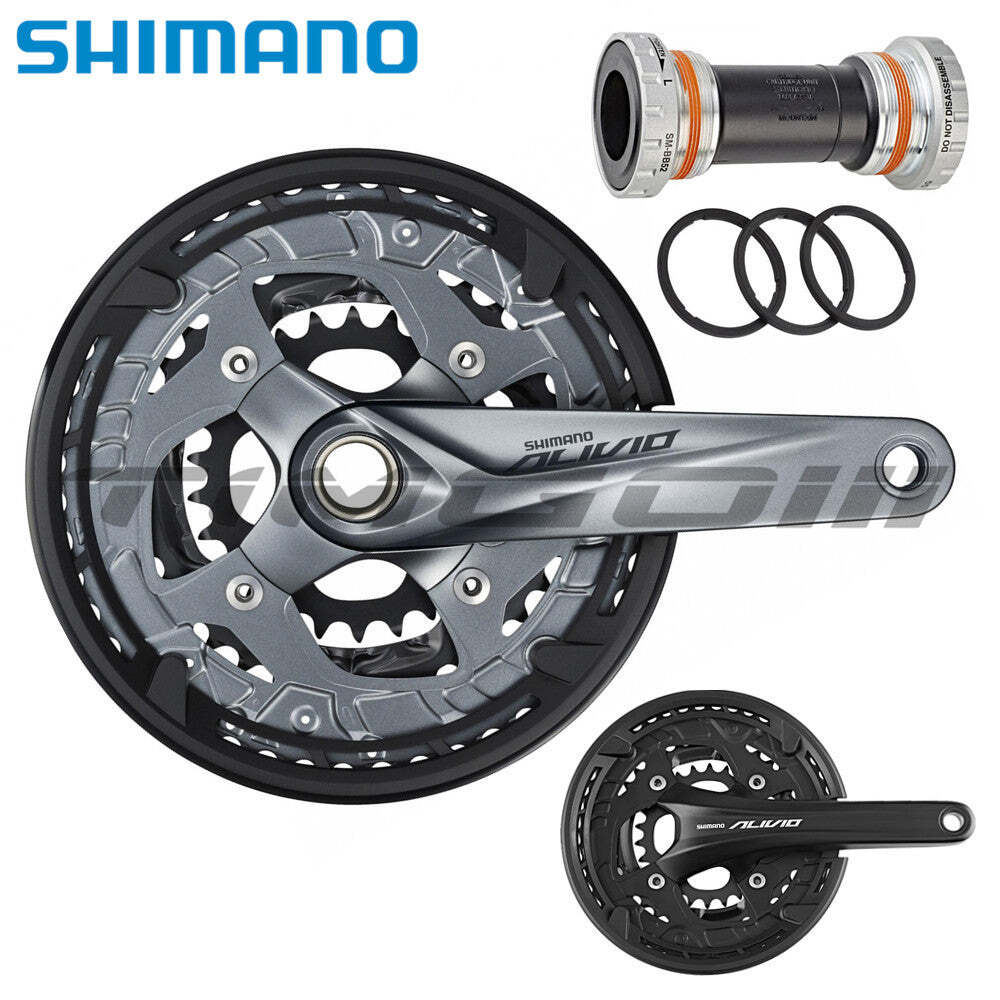 Shimano Alivio FC-M4060/T4060 3×9 Speed Crankset 48-36-26T
