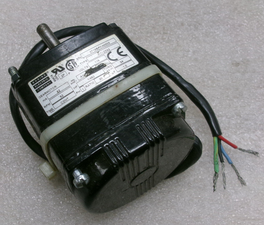 Bodine Electric KCI-23A2 Gearmotor 115VAC 1PH 52RPM 1/450 HP NEW OLD STOCK #321L