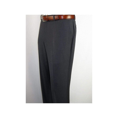 Traje de hombre Renoir frente plano pantalones separados calce ajustado sensación suave 202-1 carbón - Imagen 5 de 21