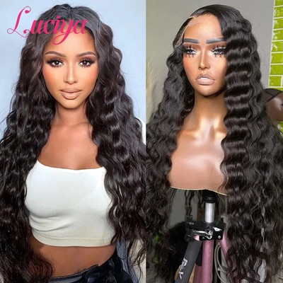 Loose Deep HD Lace Front Human Hair Wigs 4x4/5x5 Transparent Lace Closure Wigs