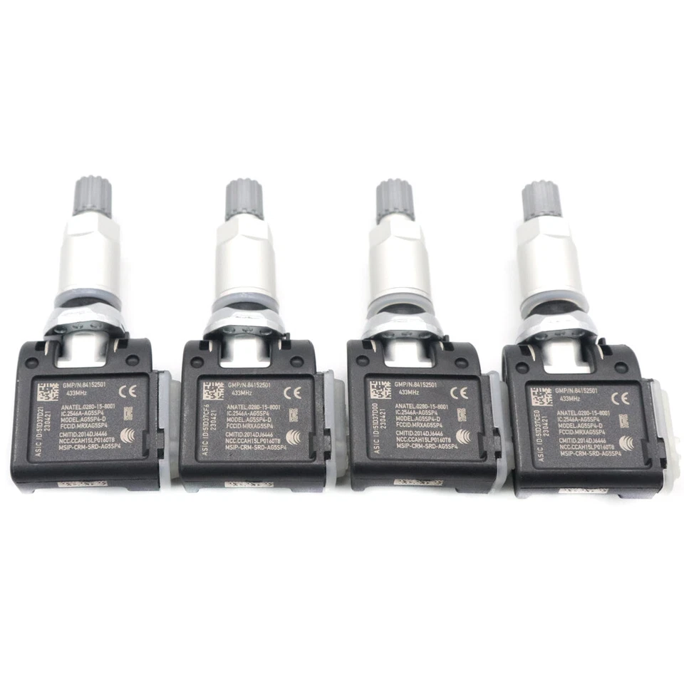 84152501 4x SENSOR DE PRESIÓN DE NEUMÁTICOS TPMS para Cadillac Escalade ESV Tahoe Yukon XL Foto 3 de 4