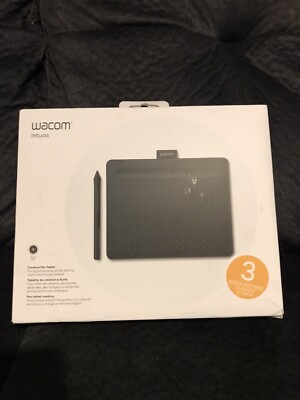 Wacom Intuos CTL-4100 Small Drawing Tablet ONLY Black No Pen Included