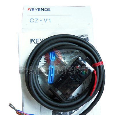KEYENCE CZ-V1 RGB DIGITAL FIBER OPTIC SENSORS SWITCH COLOUR AMPLIFIER PLC NEW