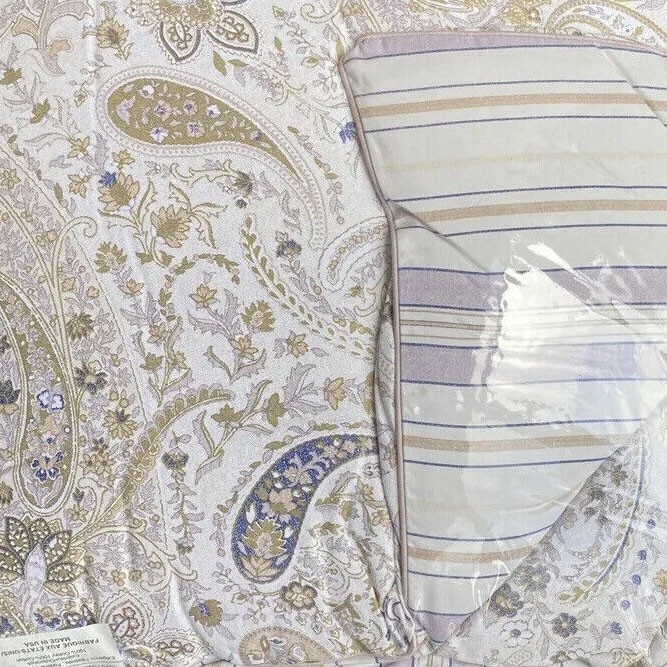 Lauren Ralph Lauren Estella Paisley King Comforter Set 3PC Cream Multi