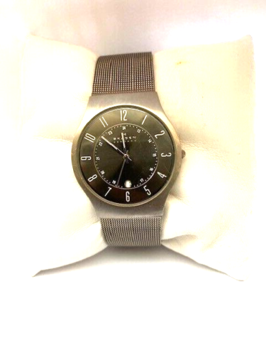 Skagen Of Dänemark Slim Datum Quarz 30 Wr Armbanduhr 233XLTTM