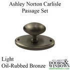 Ashley Norton Door Knob Carlisle Passage Door Handle Set Solid Brass