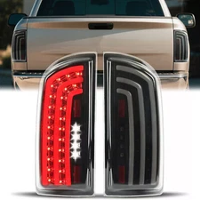 For 2007-2008 Dodge Ram 1500 2007-2009 Ram 2500/3500 Smoked LED Tail Lights Lamp